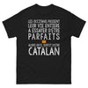 T-shirt occitan noir - Les occitans passent leur vie entière
