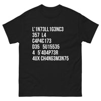 Thumbnail for T-shirt Intelligence noir - La capacité de s'adapter