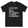 T-shirt Sombre Élégance noir - Intelligence et Adaptabilité