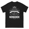 T-shirt Normandie noir - Ode à la princesse de Normandie