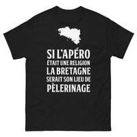 Thumbnail for T-shirt Bretagne noir - Si l'apéro était une religion