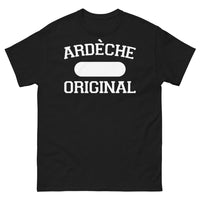 Thumbnail for T-shirt Ardèche noir - Humour et nostalgie des châtaignes