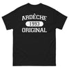 T-shirt Ardèche noir - Souvenirs d'enfance 1993