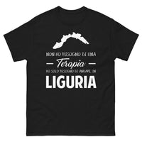 Thumbnail for T-shirt Ligurie noir - Non ho bisogno di una terapia