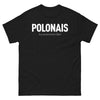 T-shirt Pologne noir - Le Polonais, ça se prononce Dieu