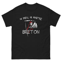 Thumbnail for T-shirt Breton noir - Ni Dieu Ni Maître