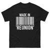 T-shirt Réunion noir - Fierté et humour insulaire