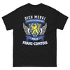 T-shirt Franche-Comté noir - Dieu merci je ne suis pas bourguignon