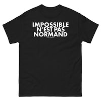 Thumbnail for T-shirt Normandie noir - Impossible n'est pas Normand