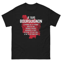 Thumbnail for T-shirt Bourgogne noir - Fier et Authentique