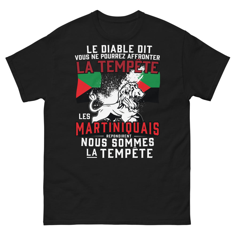 T-shirt Martinique noir - Nous sommes la tempête