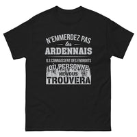 Thumbnail for T-shirt Ardennais noir - Ne les embêtez pas!