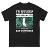 T-shirt Comores noir - Dans ma tête je suis aux Comores