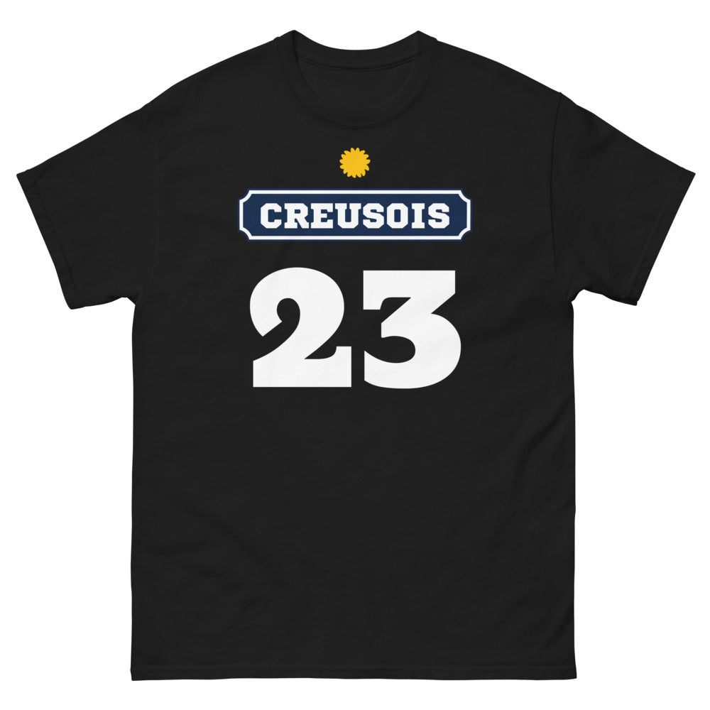 T-shirt Creusois noir - Fierté et esprit de la Creuse