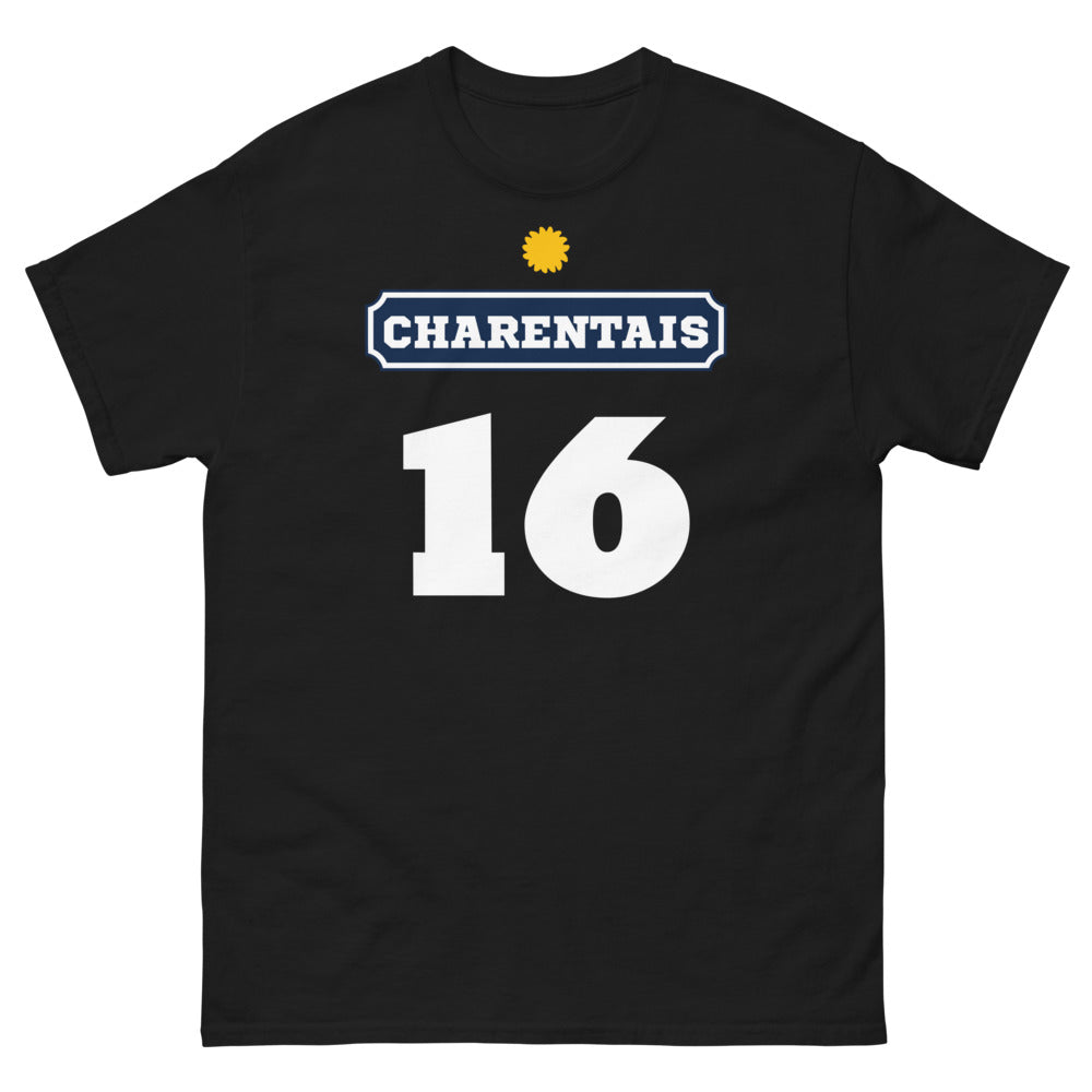 T-shirt Charentais noir - Fierté Régionale