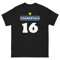 Thumbnail for T-shirt Charentais noir - Fierté de ma région avec humour