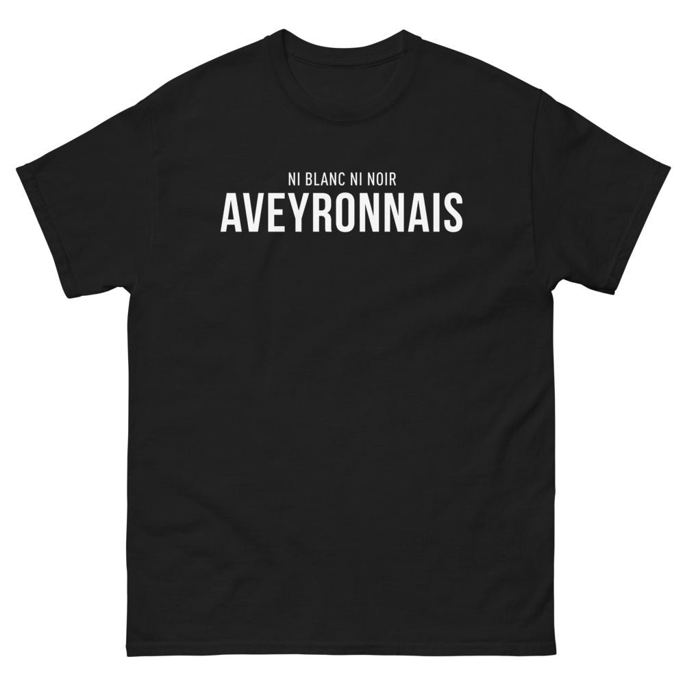 T-shirt Aveyron noir - Esprit indépendant et unique