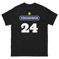 Thumbnail for T-shirt Périgourdin noir - Clin d'œil humoristique à la Dordogne