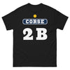 T-shirt Corse noir - design Corse Fiabilité