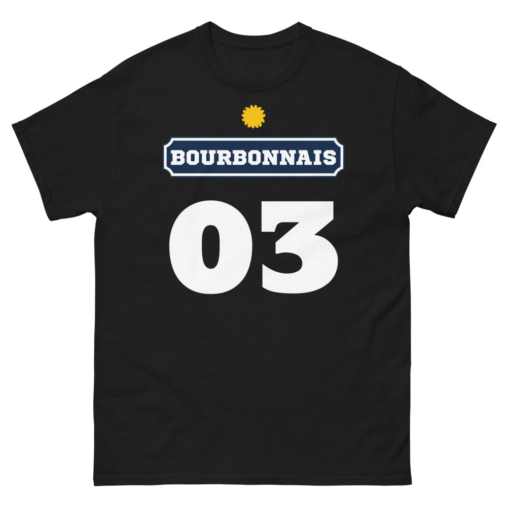T-shirt Bourbonnais noir - Fierté du Pays Sombre