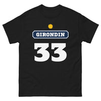 Thumbnail for T-shirt Gironde noir - Fier de ma région
