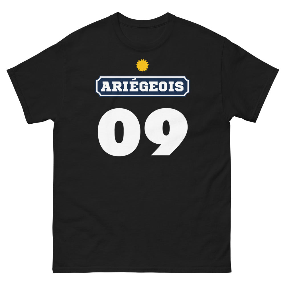 T-shirt Ariège noir - Fierté de l'Ariège