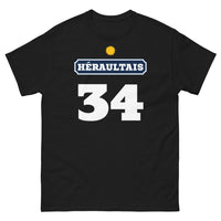 Thumbnail for T-shirt Hérault noir - Fier et authentique design