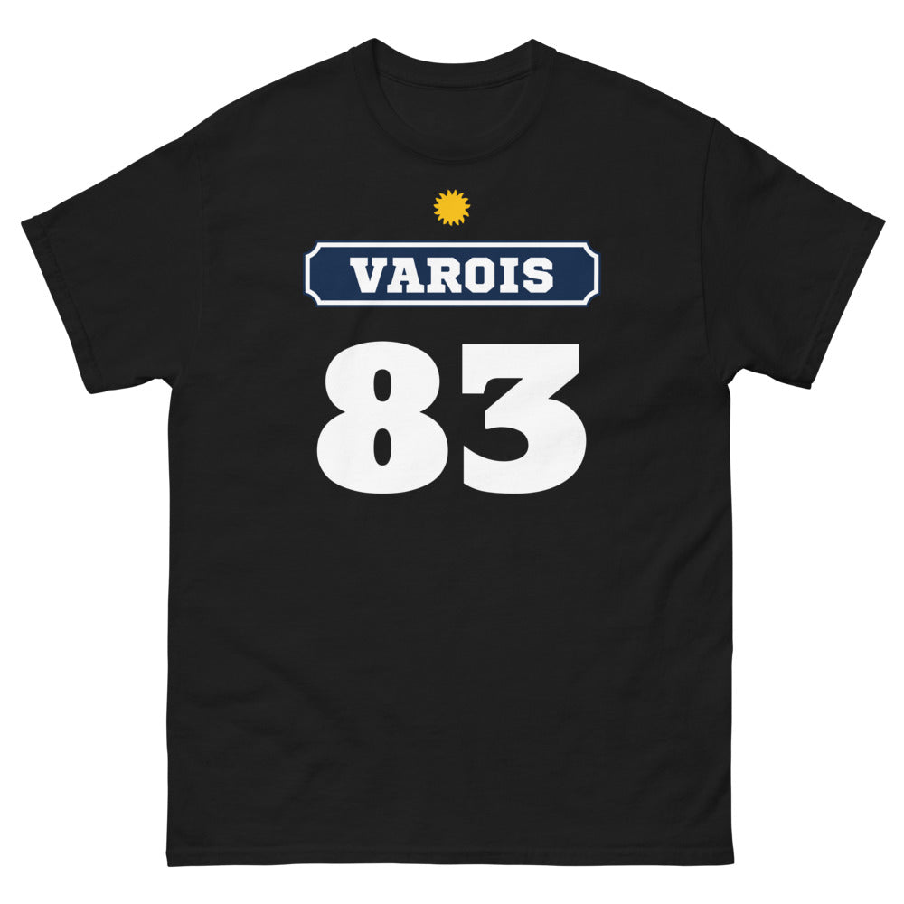 T-shirt Varois 83 noir - Fierté du Var