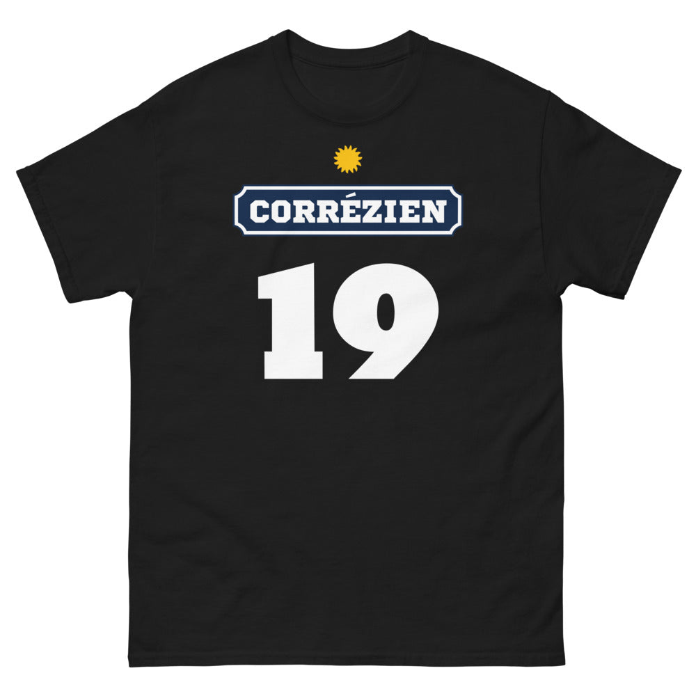 T-shirt Corrézien noir - Fier de mes origines