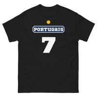 Thumbnail for T-shirt Portugal noir - Fierté et humour lusitanien