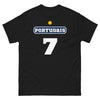 T-shirt Portugal noir - Fierté et humour lusitanien