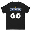 T-shirt Catalan noir - design humoristique et nostalgique