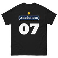 Thumbnail for T-shirt Ardèche noir - Fier et Authentique