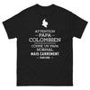 T-shirt Colombien noir - Papa colombien mais carrément plus cool