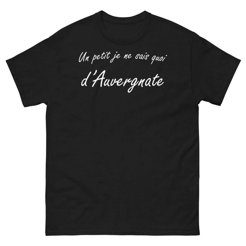 T-shirt Auvergne noir - un petit je-ne-sais-quoi d'auvergnat