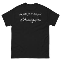 Thumbnail for T-shirt Auvergne noir - un petit je-ne-sais-quoi d'auvergnat
