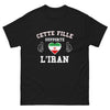 T-shirt Iranien noir - Cette Fille Supporte l'Iran