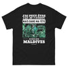 T-shirt Maldives noir - J'ai peut-être l'air de t'écouter