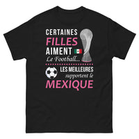 Thumbnail for T-shirt Mexique noir - Les meilleures supportent le Mexique