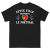 T-shirt Portugal noir - Supportez avec humour et fierté