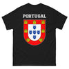 T-shirt Portugal noir - design mystérieux et intrigant
