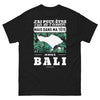T-shirt Bali noir - J'ai peut-être l'air de t'écouter
