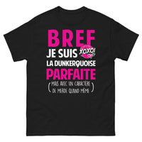 Thumbnail for T-shirt Dunkerquoise noir - Je suis XoXo, la parfaite