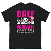 Thumbnail for T-shirt Vosges noir - Je suis la Vosgienne parfaite
