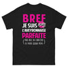 T-shirt Aveyron noir - Aveyronnaise parfaite avec humour