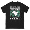 T-shirt Brésil noir - J'ai peut-être l'air de t'écouter
