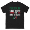 T-shirt Italie noir - Comme un Dieu, mais en mieux !