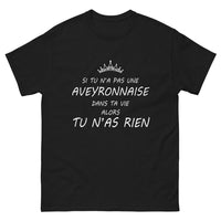 Thumbnail for T-shirt Aveyron noir - Si tu n'as pas une Aveyronnaise dans ta vie...