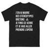 T-shirt Bretagne noir - Fier de mon apéro breton