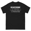 T-shirt Beauceronne noir - La perfection canadienne incarnée